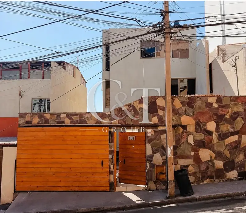 Fachada de la casa